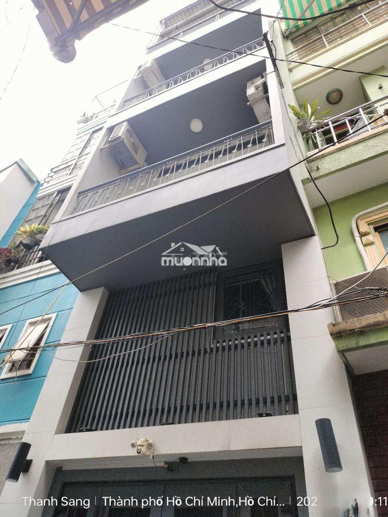 Nhà 1 trệt lửng 3 lầu 3x10m 4 phòng 4 wc hẻm nguyễn trãi ( hẻm cụt
