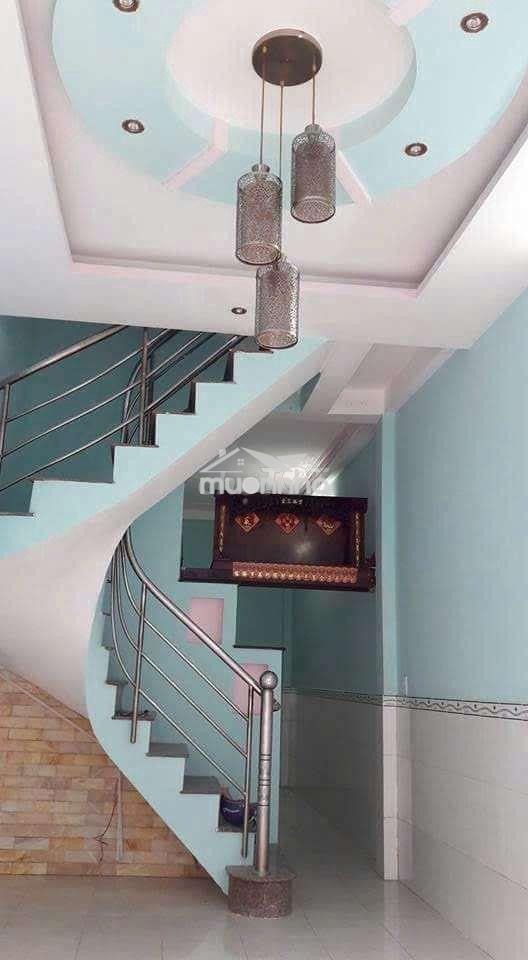 Nhà 1 trệt 2 lầu 3,2x14m 4 phòng 4 wc hẻm 325 phú định - 3