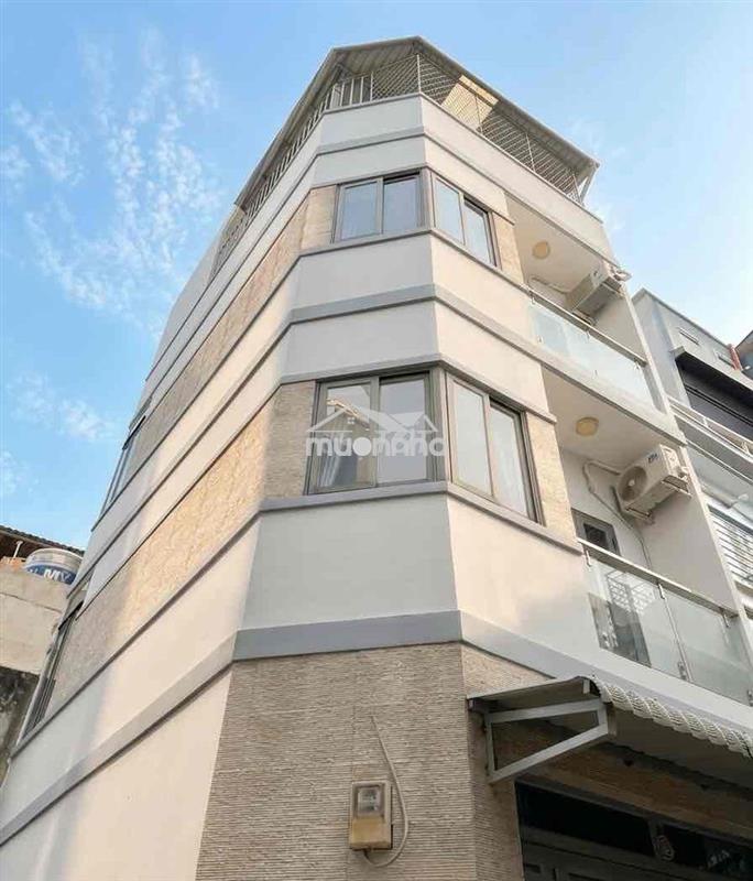 Bán nhà lô góc hẻm giáp phú nhuận - 4 tầng dtsd 140m2