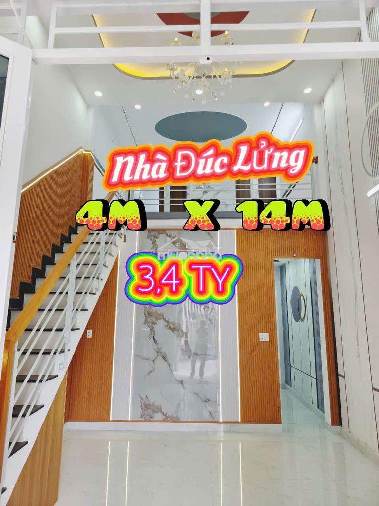 Bán nhà đúc lửng gần nhà thờ bùi môn 4m x 14m
