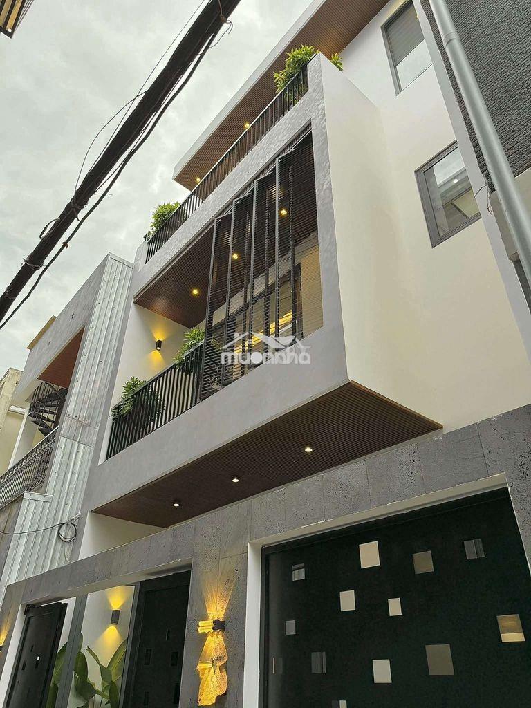 Nhà đẹp ngang 6m full nội thất kiệt 3m thông thoáng trần cao vân - 2