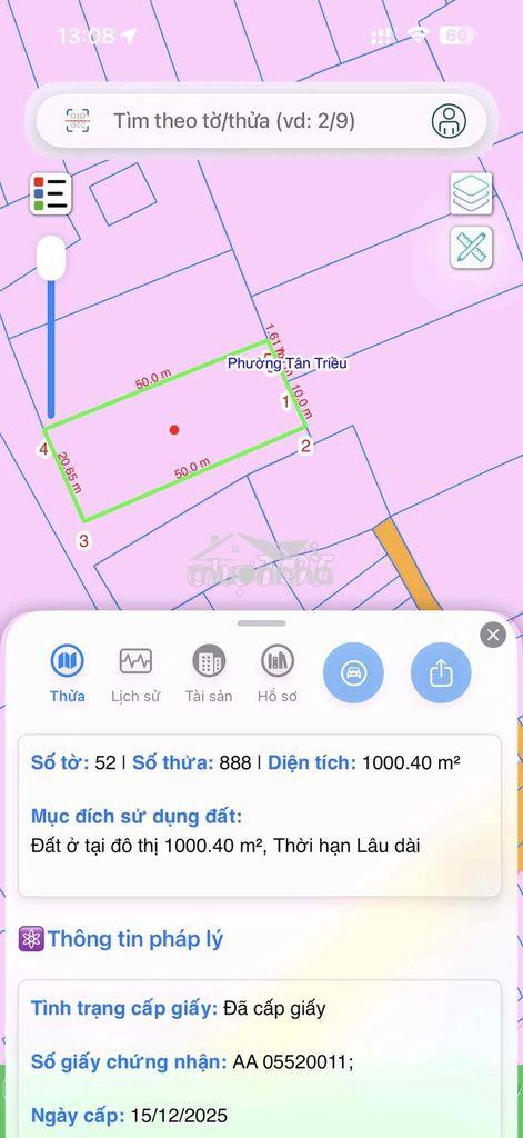 Cần bán gấp 1000m2 sổ riêng thổ cư 100%, dân cư hiện hữu. hỗ trợ vay - 4