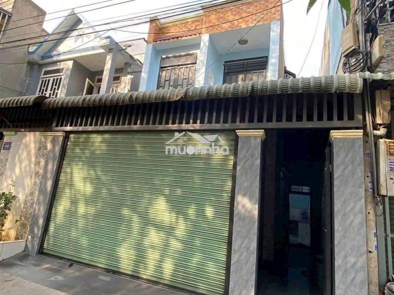 Cho thuê nhà lầu trệt 80m gần ngã ba cây điệp dĩ an