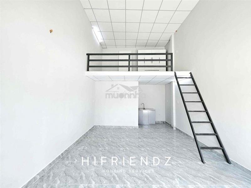 Cho thuê nhà trệt liền kề gác cao 2m gần đầm sen