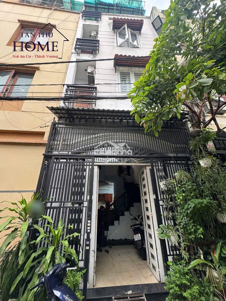 Hẻm 4m gò dầu, 3,5 tấm, 4 x 12m, 4 phòng ngủ, 5 wc, sân thượng