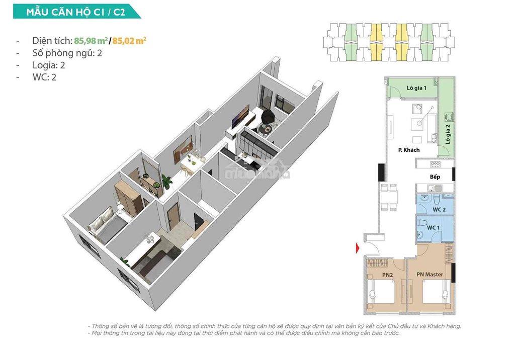 Cho thuê căn hộ conic boulevard 2pn2w giá 7tr/tháng- lh *** - 3