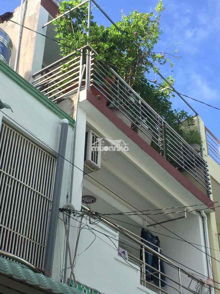 Hẻm oto 5m giáp q6 - nhà 3 tấm rưỡi đúc btct - 3pn - 2