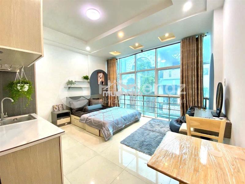 🌿 Studio ban công lớn – full nội thất – thang máy – đón nắng tự nhiên