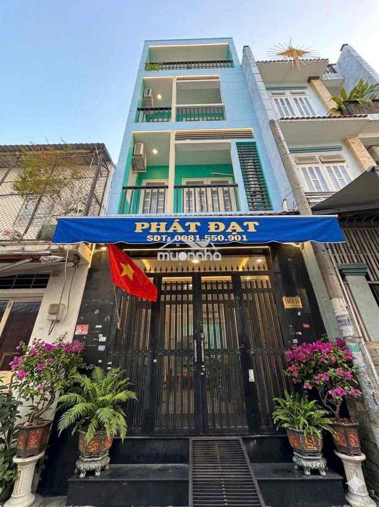 Nhà 4 tầng hxh thông gần độc lập - 56m2 - 6ty6 tl