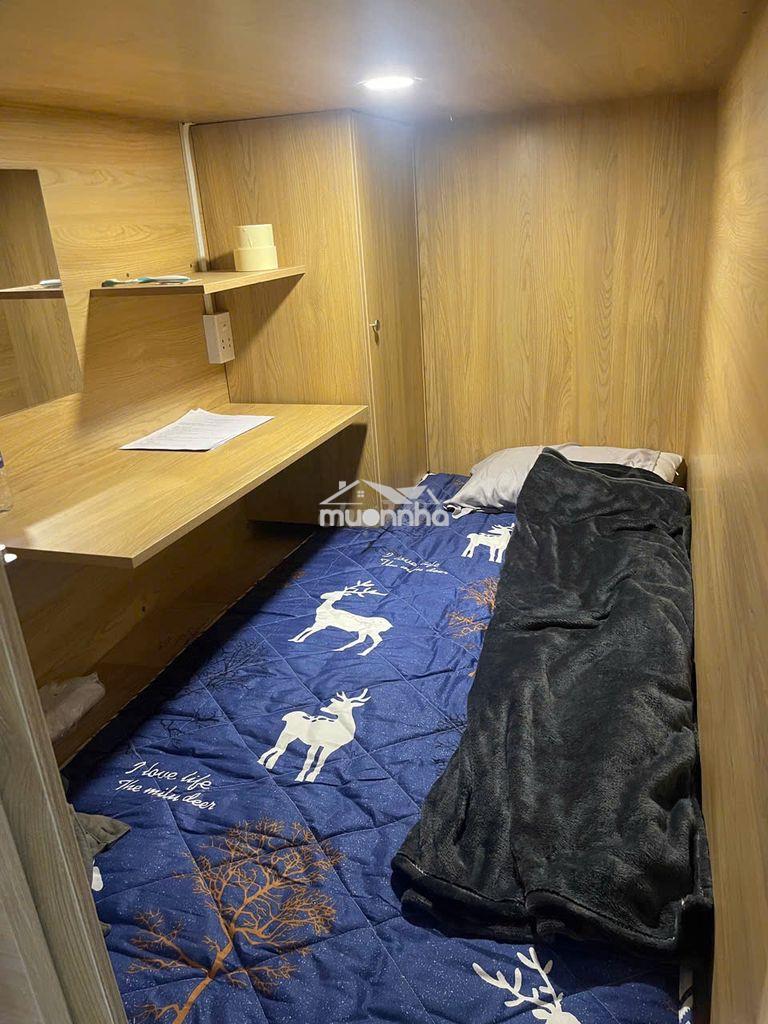 🔥🔥🔥Trọ 1 người full nt, ktx sleepbox gần cv phần mềm giá 1tr5