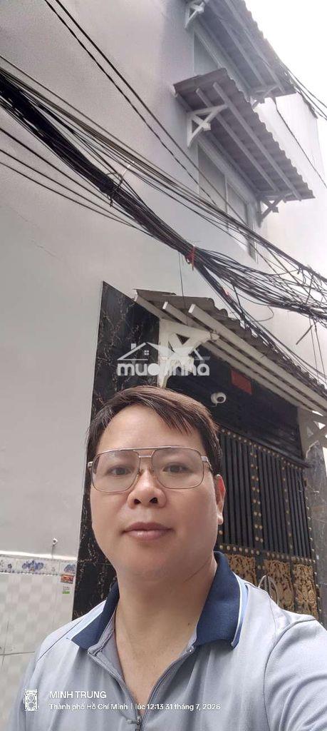 Nhà 3 tầng quận 6, 41mét, hẻm 3m
