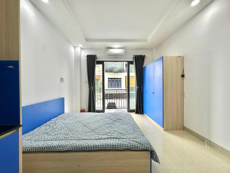 Căn hộ full nội thất ngay âu cơ gần đh văn hiến full nội thất - ban công - máy giặt riêng - 2