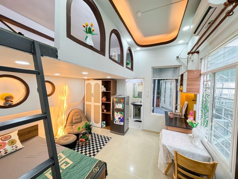Cho thuê phòng trọ duplex cực chill gần công viên hoàng văn thụ - 4