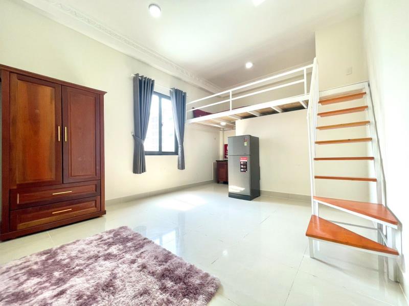 Bóc tem phòng 25m2 mới xây - ngay đường bùi đình túy học viện cán bộ, chợ long vân