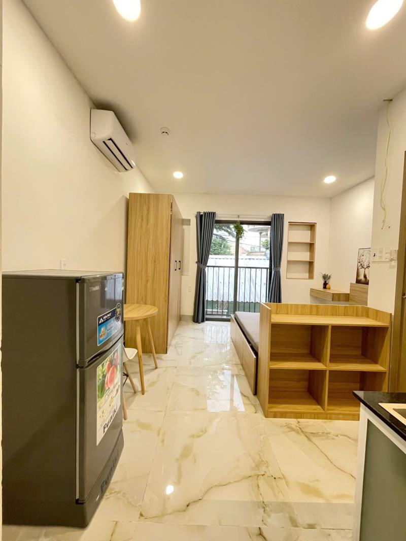 Cho thuê căn hộ studio có ban công tòa nhà mới bình quới bình thạnh - 3
