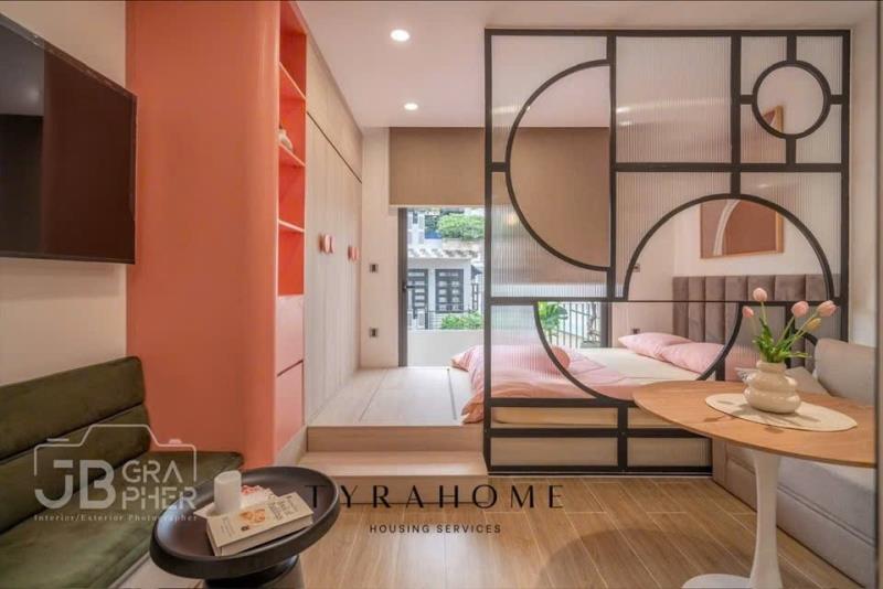 Căn hộ luxury tách bếp có tv ngay khu ăn uống phan xích long, gần cầu thị nghè - 2