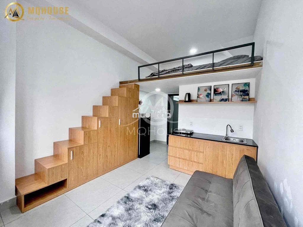 Căn hộ mini giá rẻ gác cao tân bình phú nhuận gần hàng không huflit - Ảnh 2