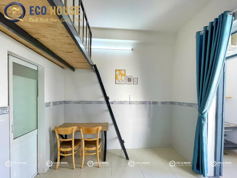 Trọ tân phú - phòng gác lửng full nội thất, ban công, tách bếp | ngay hòa bình, đại học hồng bàng - 3