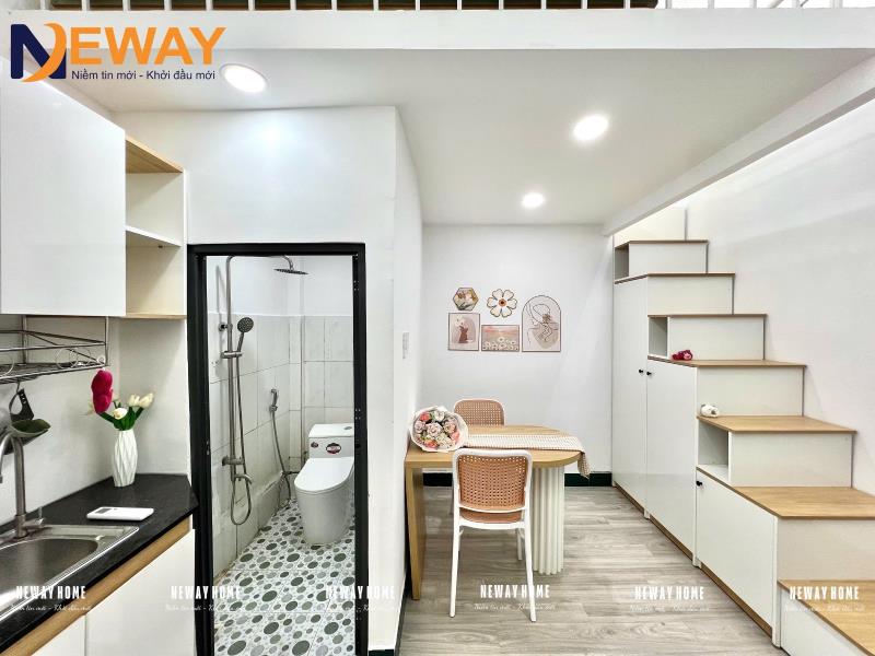 Thích ở gác cao không đụng đầu? căn hộ dịch vụ siêu xinh gần aeon mall, huit đang trống sẵn chờ bạn vào - 2