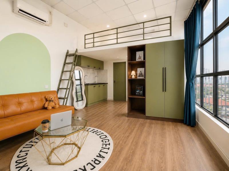 🆘 Căn hộ duplex (có gác) full nội thất, gần đại học hutech – võ oanh, bình thạnh