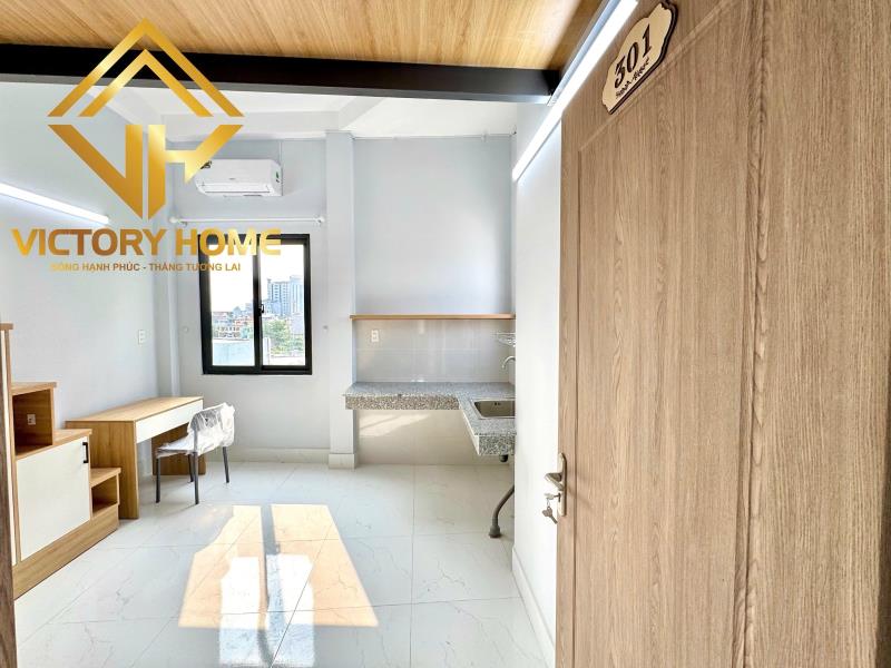 Cho thuê căn hộ có gác, mới khai trương, nguyễn văn thương, bình thạnh gần đh uth, ftu2, tiện đi metro, q1, q2 - 3