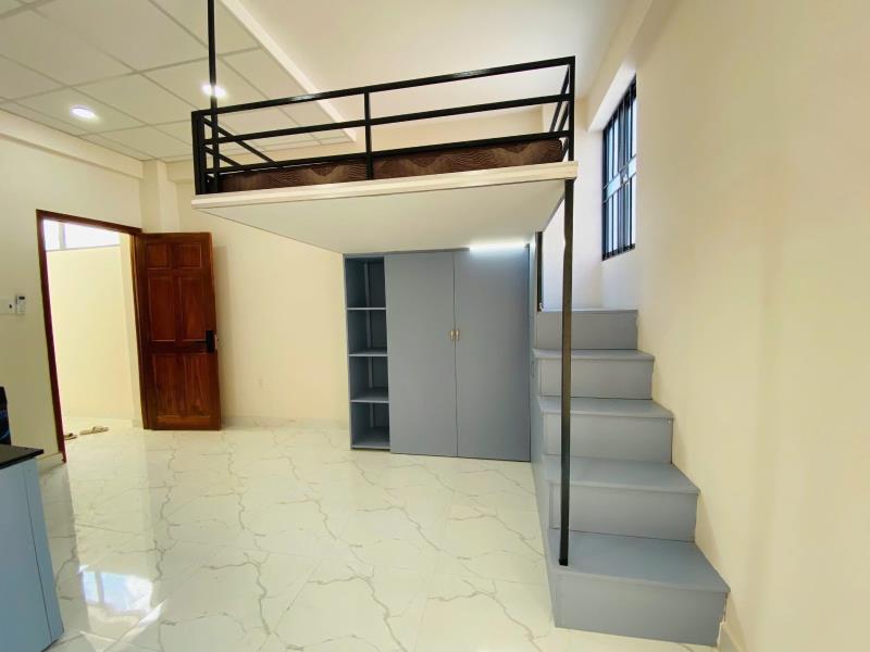 Cho thuê duplex (gác) máy giặt riêng gần đại học giao thông vận tải, ngoại thương đường tân cảng - 3