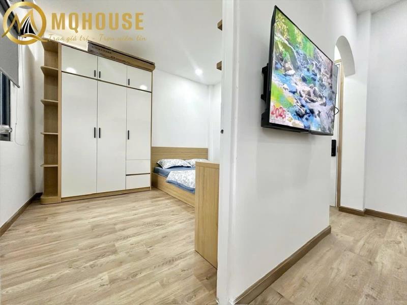 Cho thuê căn hộ dịch vụ 1pn tách bếp ban công full nội thất đường bạch đằng gần uef, hồng bàng , hutech , gtvt - 4