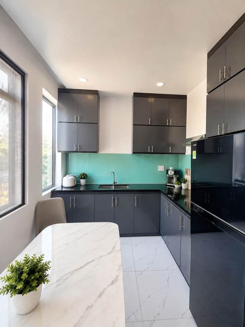Chỉ tầm 8.x có nhà mới 4 tầng lê trọng tấn 90m² ngang 4.4m sẵn ô chờ thang máy - 3