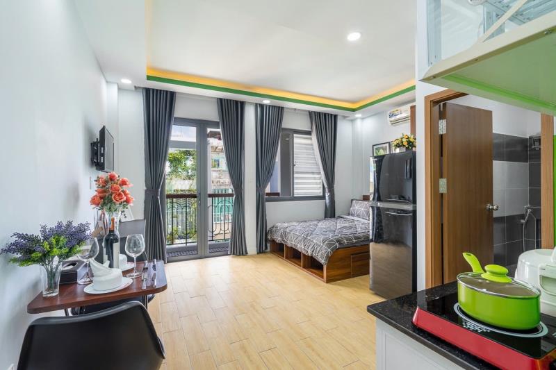 Căn hộ 1pn ban công đinh bộ lĩnh, bình thạnh – thuận tiện hutech, uef, gtvt - 4