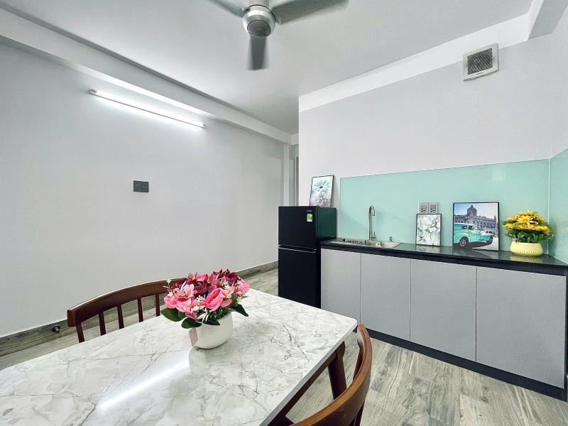 ✨ [Tân bình] căn hộ 1pn1pk siêu rộng 127 ni sư huỳnh liên - trang bị 2 máy lạnh, tủ mây decor xịn xò - 2