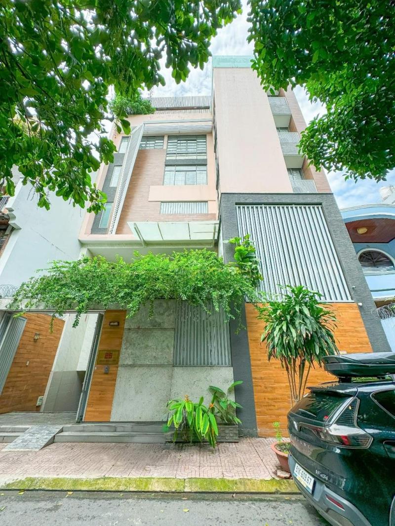 Tòa nhà  8 tầng - gần cổng t3 - lê văn huân - tân bình - dt: 12.5*16m (195m2) - 69 tỷ