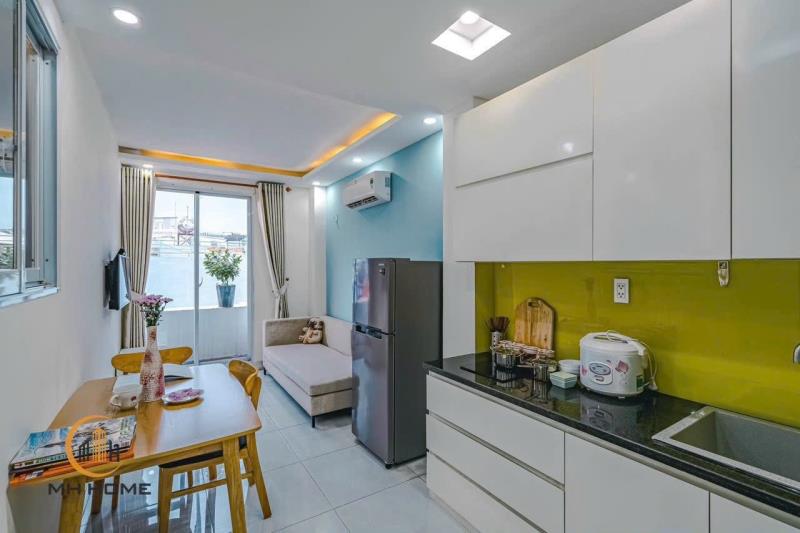 Cho thuê căn hộ ban công tách bếp 40m2 ngay trung tâm phú nhuận - an ninh cao - 2