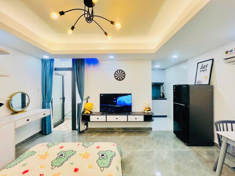 Gần hutech, uef, uth, hồng bàng, ftu cho thuê căn hộ 45m² – nhà mới, full nội thất tại điện biên phủ, bình thạnh - 2