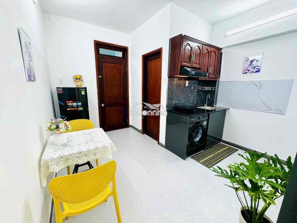 1pn máy giặt riêng_đi bộ ra metro_gần cầu bason_công trường mê linh - Ảnh 2