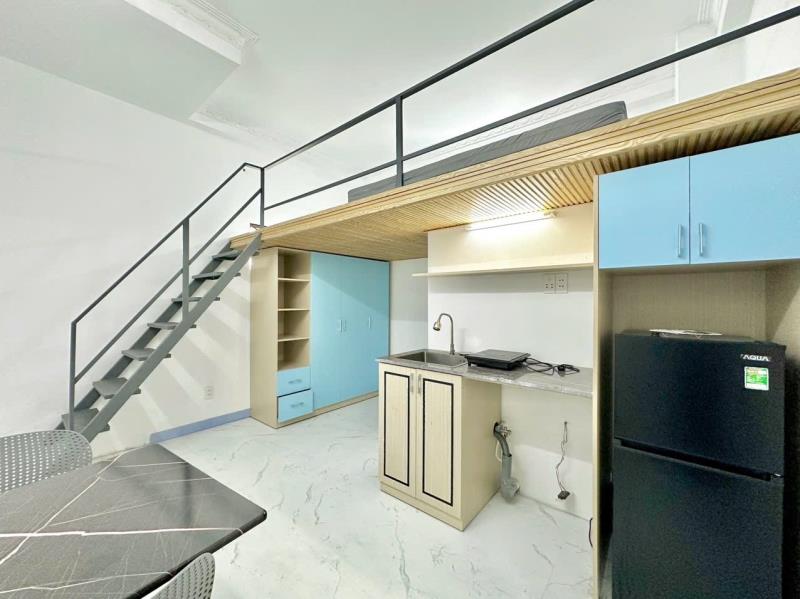 Cho thuê duplex (có gác) máy giặt riêng gần đại hoc hồng bàng, uef đường điện biên phủ