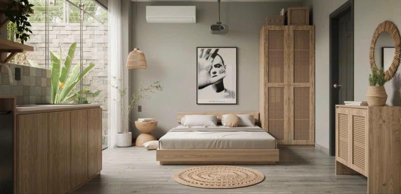 Cho thuê căn hộ 1 phòng ngủ ban công full nội thất hiện đại ngay khu dân cư him lam gần lotte mart, tdtu, nttu, rmit trung tâm quận 7