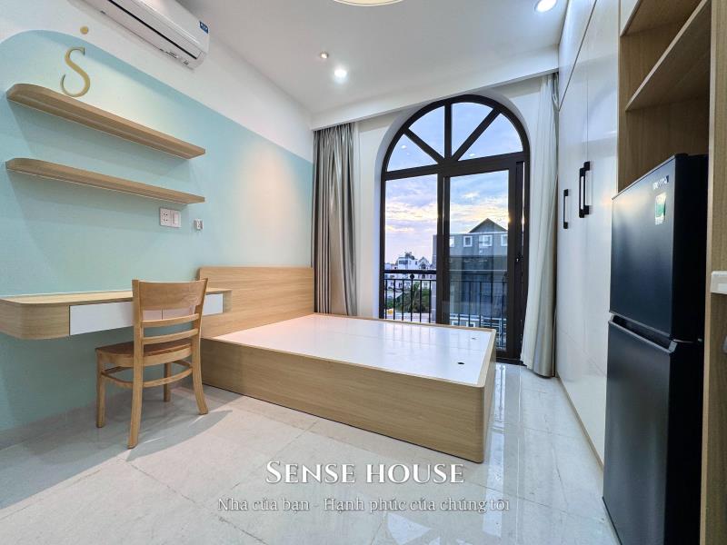 Chỉ 5 triệu cho studio cửa sổ vòm panorama cực chill | sẵn máy giặt riêng & full nội thất cao cấp | phan huy ích - 3