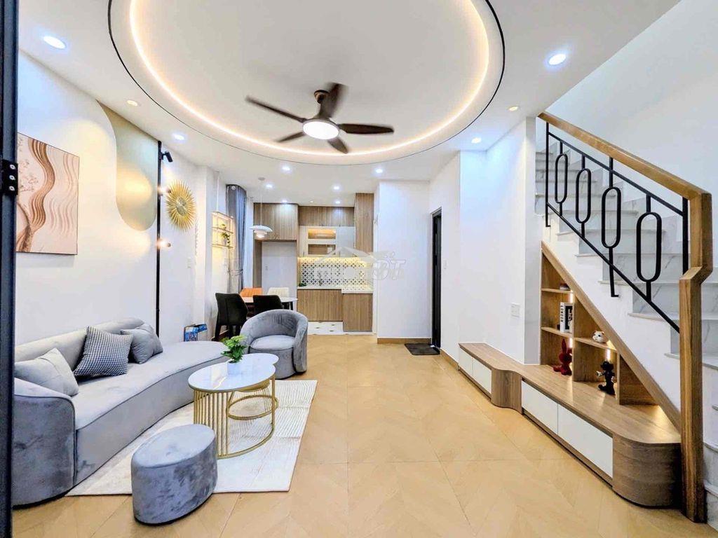 Nhà mới 45m2 - sát hẻm xe hơi thông nguyễn văn đậu,bình thạnh - 2