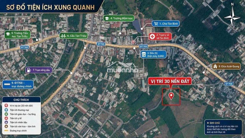 Đất nền sổ hồng riêng đối diện chợ tân bình, công an phường tân triều - 3