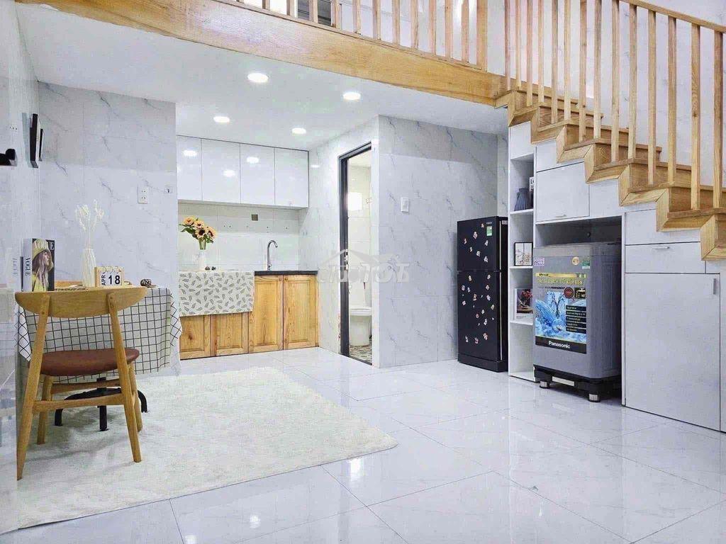 Cho thuê căn hộ tân phú gác cao 1m7 gần đại học công thương ( huit) - Ảnh 4