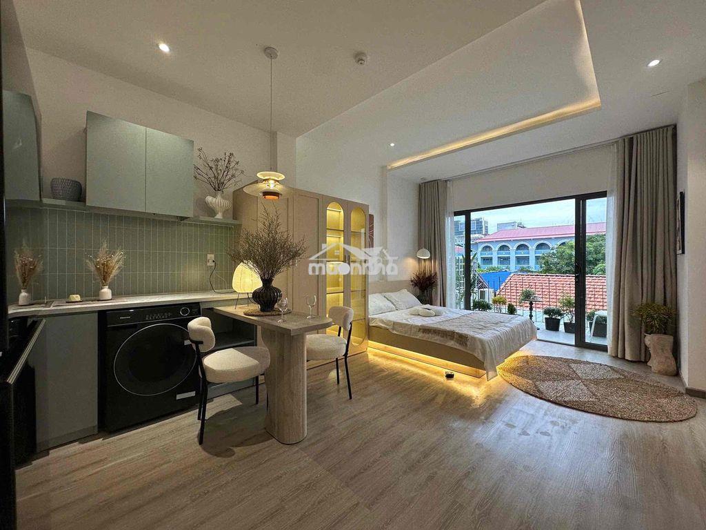 🏡Cho thuê căn hộ mới 100% - ban công full nội thất gần nhà thờ đức bà - Ảnh 3