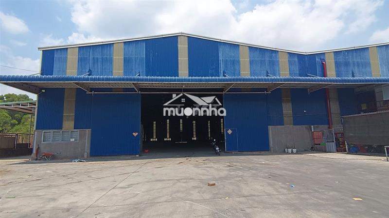 Cho thuê kho xưởng 3000m2. giá 2.8 đô/1m2.