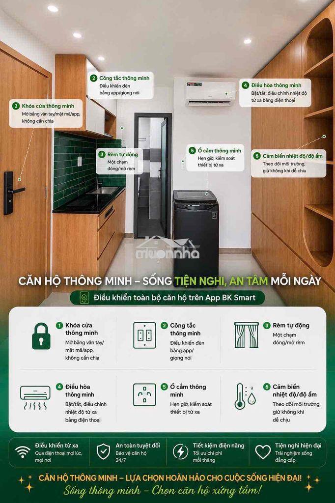 Căn hộ sư vạn hạnh q10 lắp sẵn hệ thống smarthome - 3