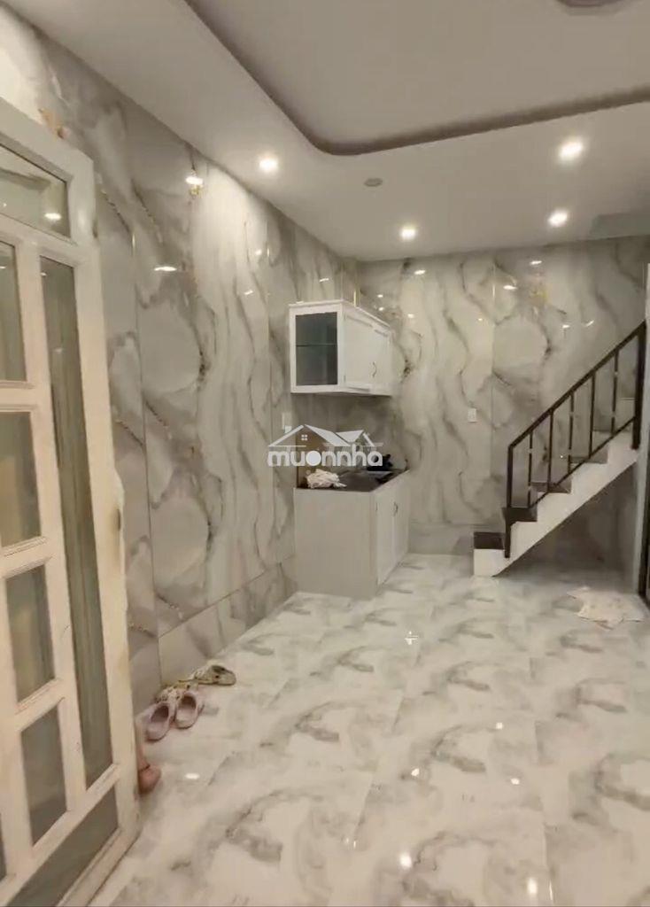 Nhà 1 lầu mới xây đẹp, 4m x 6m, 1pn, 1wc, hẻm 2.5m mai xuân thưởng