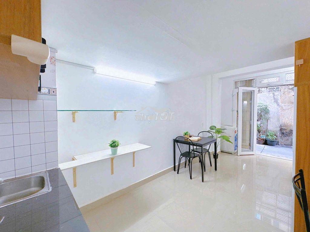 Cho thuê nhà ở dạng gác ngay trệt mặt tiền hẻm rộng ngay lê văn sỹ - 4