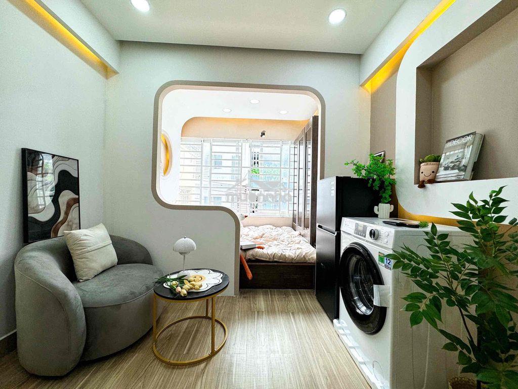 Cho thuê căn 1pn tách bếp máy giặt riêng full ở 3 tháng 2 quận 10 ueh - Ảnh 3