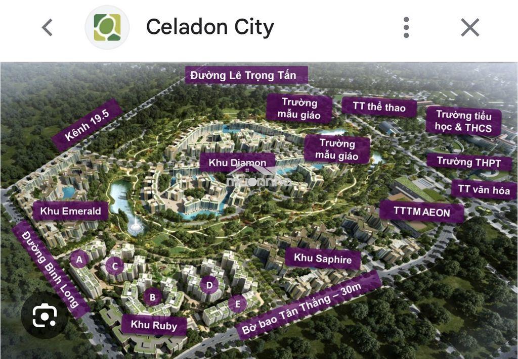 Chuyên cho thuê căn hộ celadon city khu ruby - emerald - diamond  - Ảnh 2
