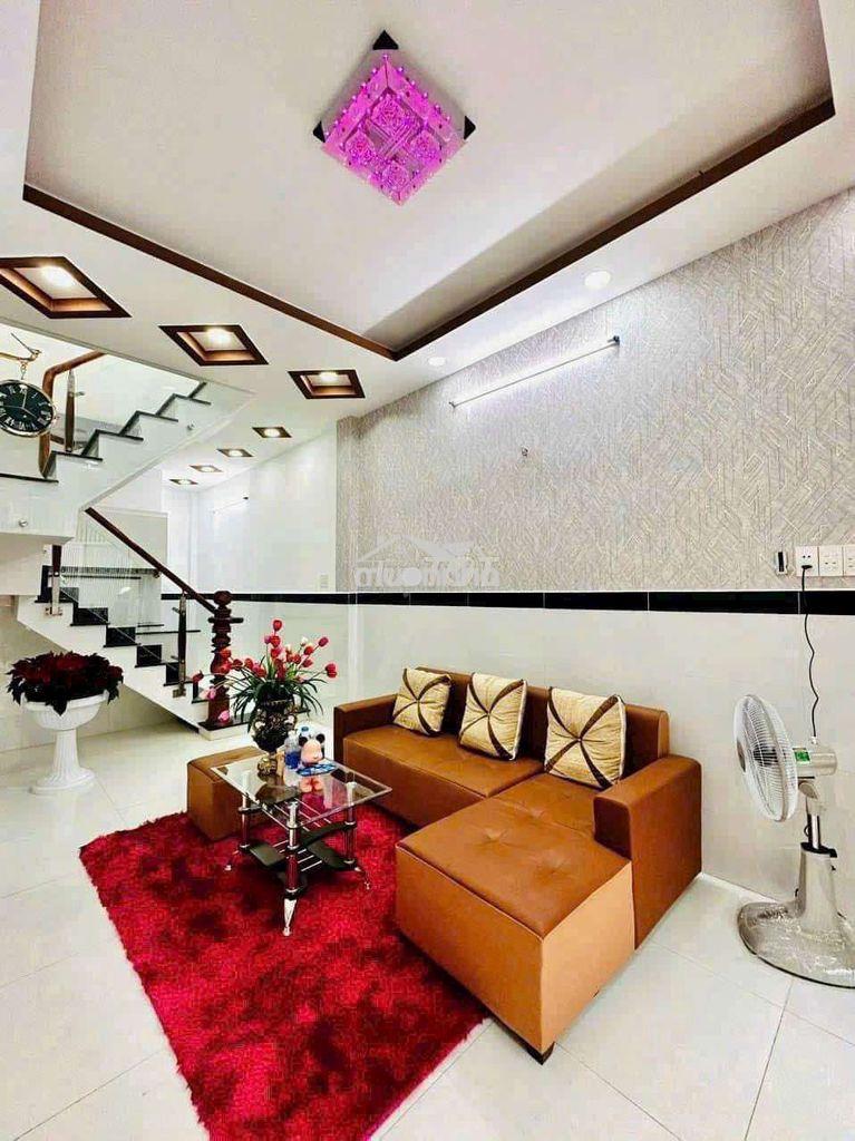 Cho thuê nhà nội thất cơ bản 2pn 2wc nguyễn tư giản p12 gò vấp - 3