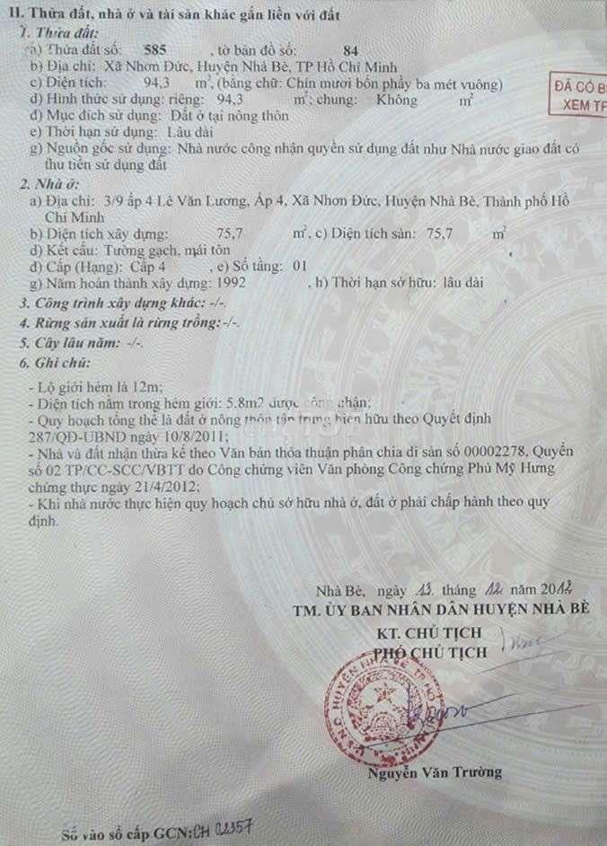 Nhà bán hẻm xe hơi 6m. - 4