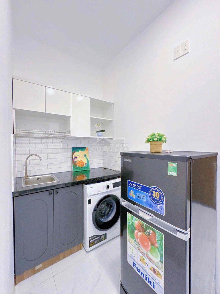 Căn hộ trung tâm máy giặt riêng 35m2 tách bếp, gần chợ tân định, isb - Ảnh 4